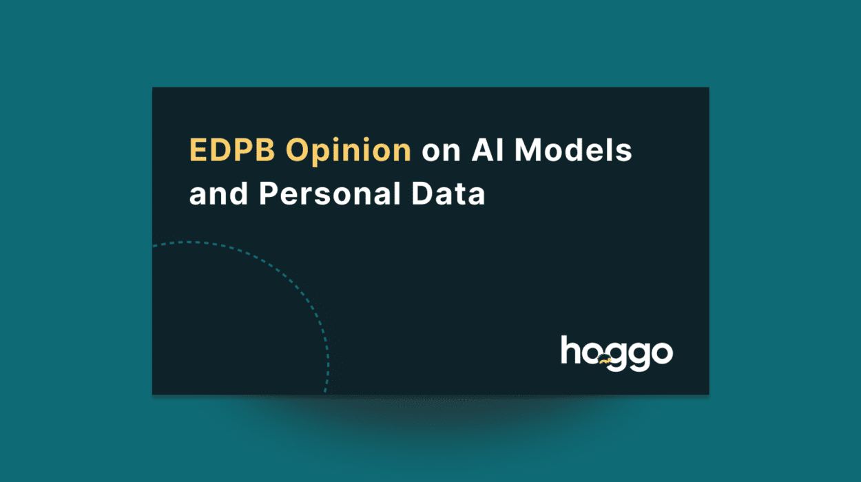 EDPB Opinion on AI Models and Personal Data
